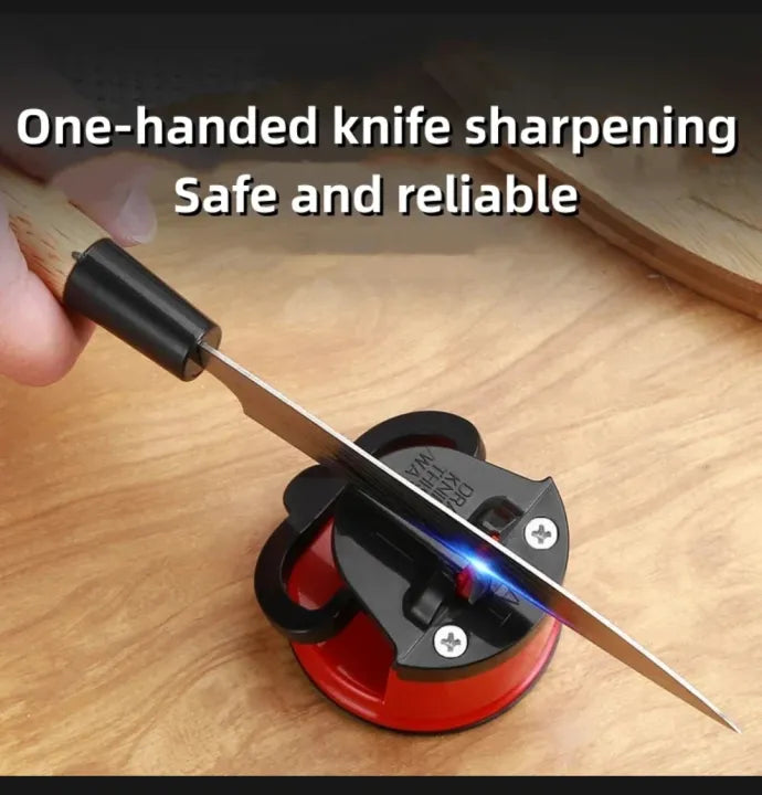 Knife Sharpener with Suction Pad