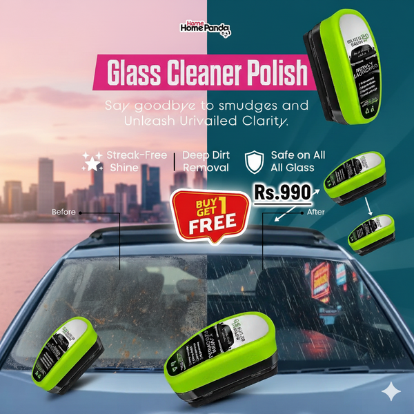 Glass Cleaner Polish (Buy 1 Get 1 Free)
