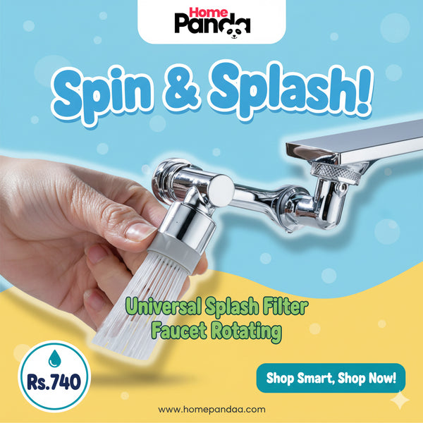 Universal Splash Filter Faucet Rotating